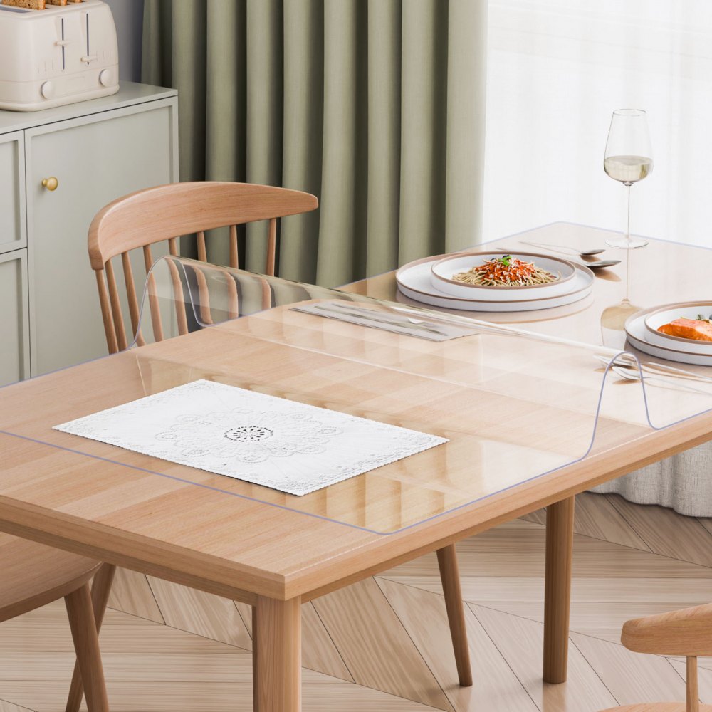 02575 VEVOR Clear Tablecloth Protector 1.5mm Thick detail photo 8