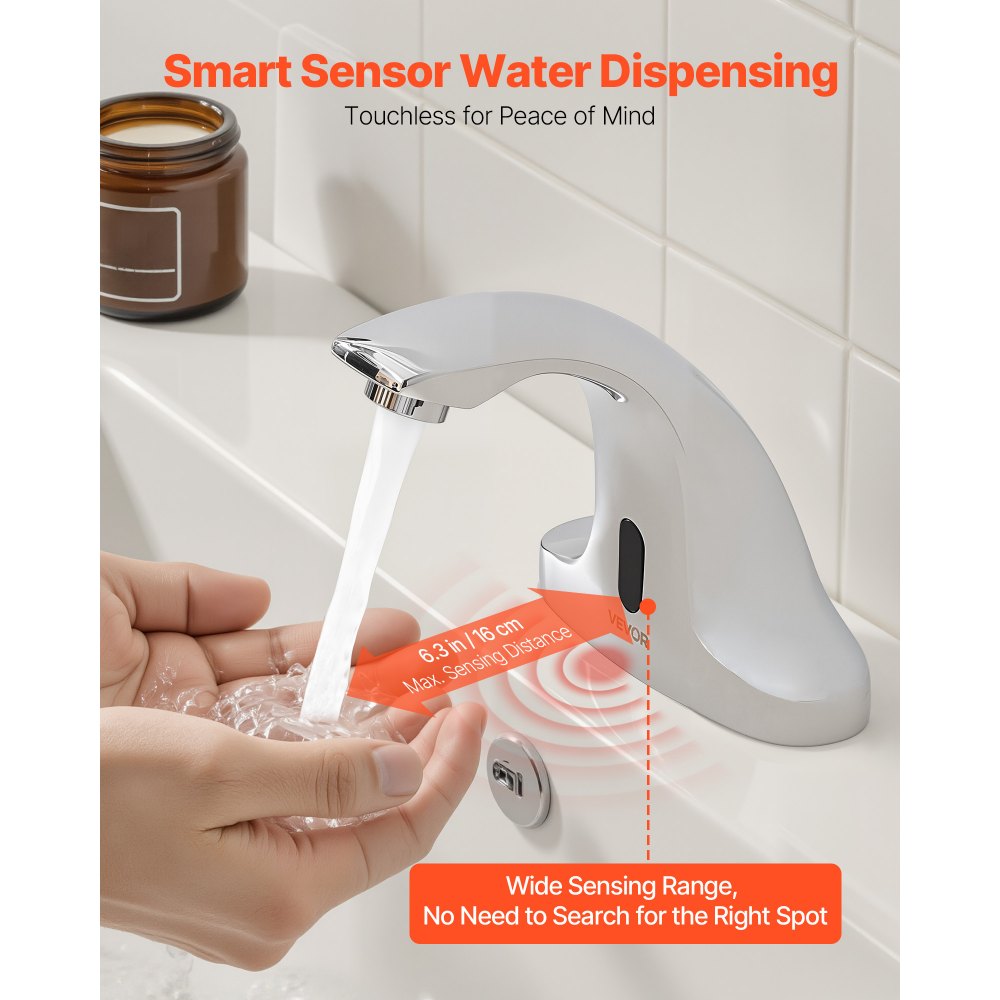 02927 VEVOR Touchless Bathroom Sink Faucet Automat detail photo 2