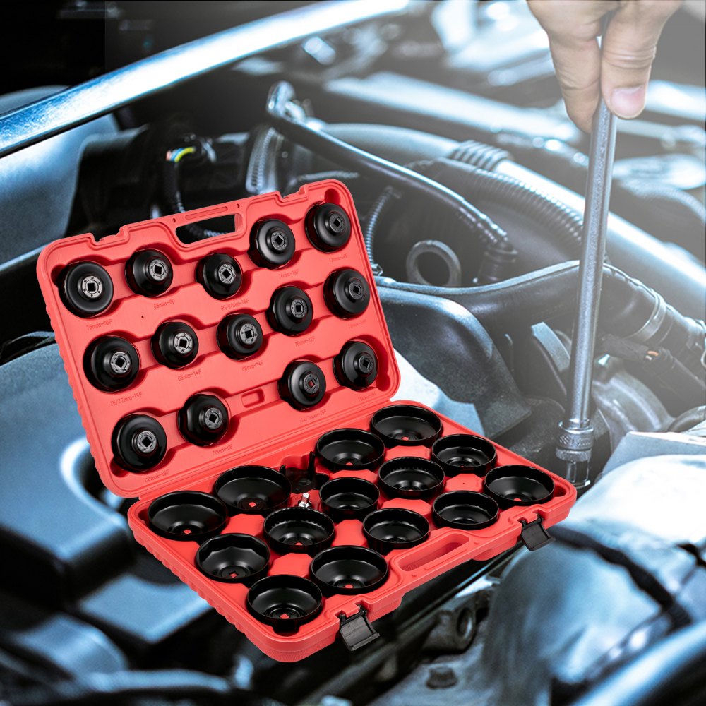 03022 VEVOR Cup Type Oil Filter Wrench Set Model W detail photo 8