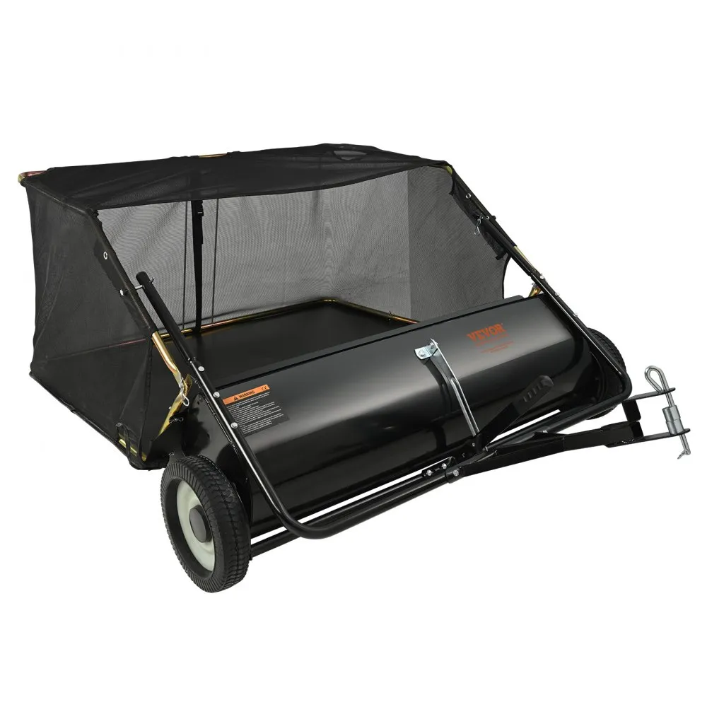 02639 VEVOR 50-Inch Tow-Behind Lawn Sweeper — AS-I detail photo 10