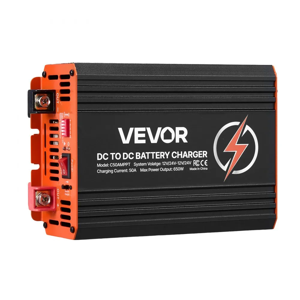 02926 VEVOR DC to DC Battery Charger 12V 24V 50A 6 detail photo 9