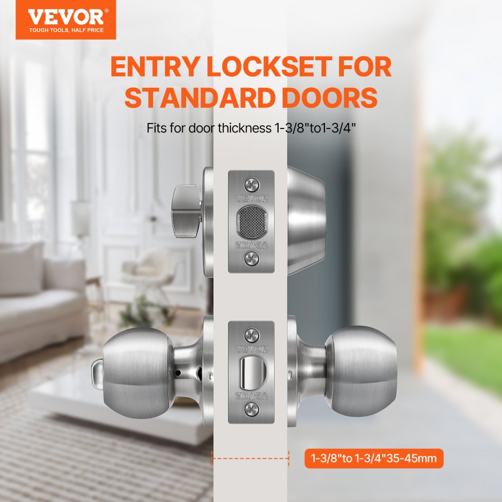 02934 VEVOR Door Lockset Model 587+D101 Keyed Entr detail photo 2
