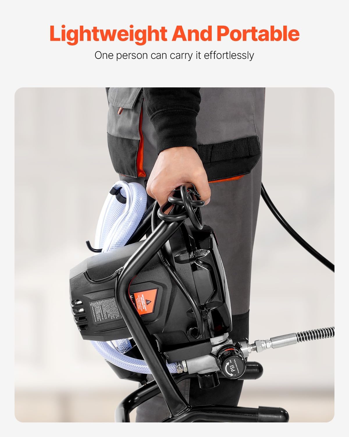 03014 VEVOR High Pressure Airless Paint Sprayer 75 detail photo 6