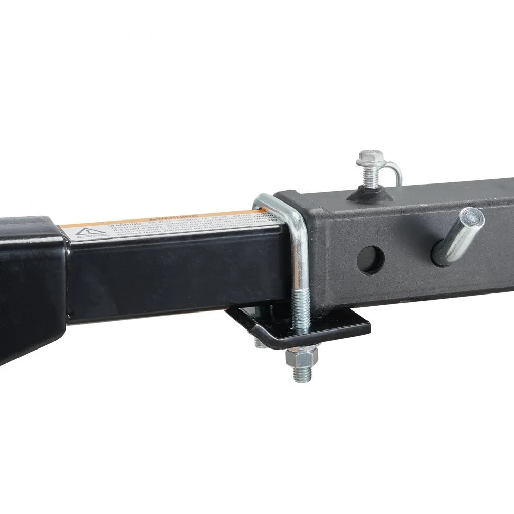 Aluminum Hitch Cargo Carrier with Folding Ramp and Structural Damage detail photo 10