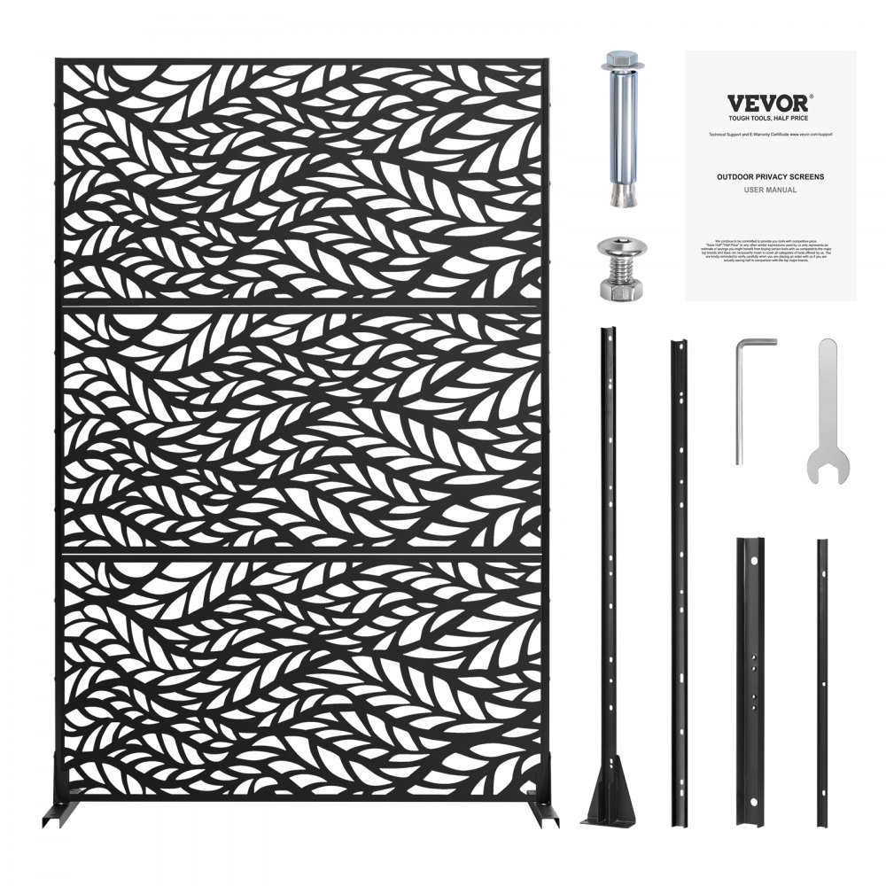 03302 Metal Privacy Screen Fence Panel Outdoor Gar detail photo 9