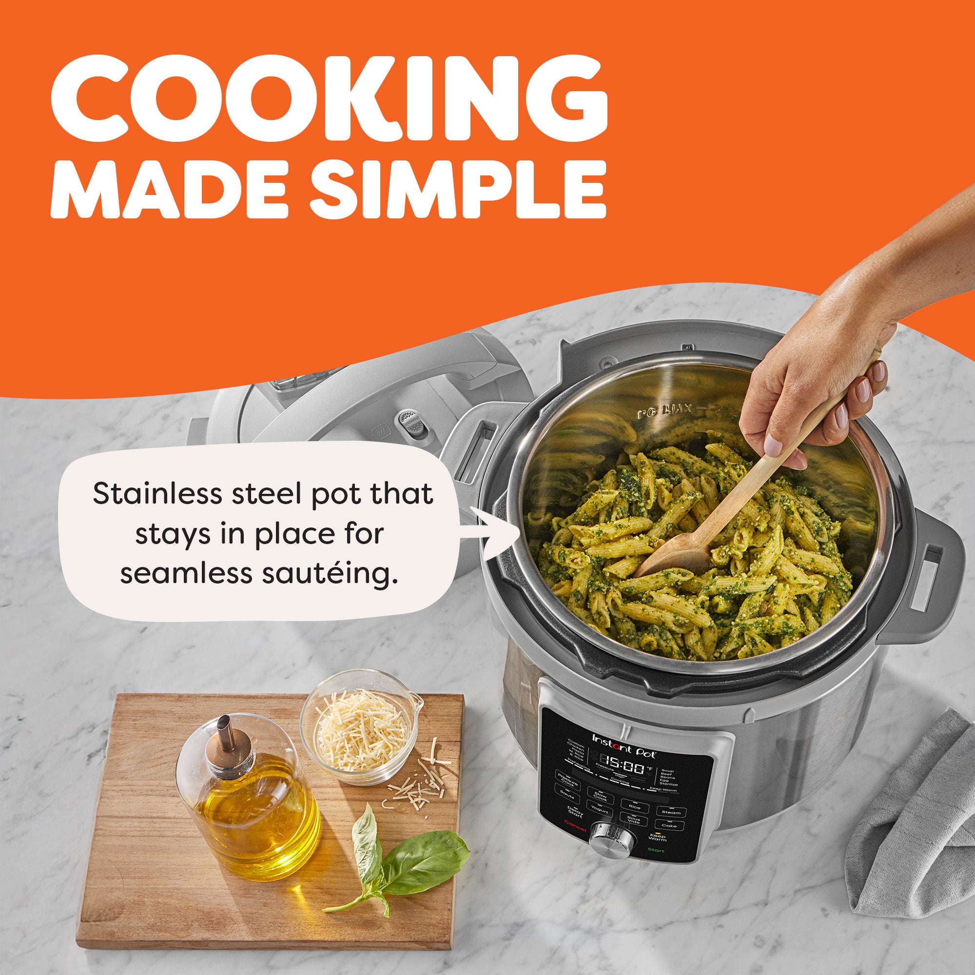 03129 Instant Pot Duo 6-Quart 9-in-1 Multi-Use Pre detail photo 13