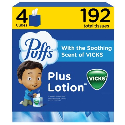 03299 Puffs Plus Lotion Scent of VICKS Facial Tiss, stock photo — view 1