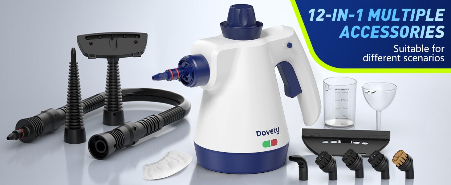 03386 Dovety Handheld Steam Cleaner 12-in-1 Multi-, stock photo — view 1