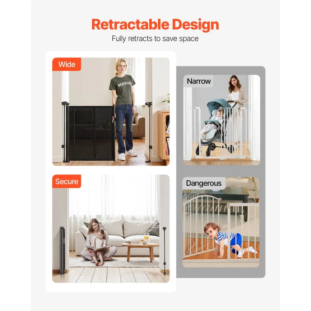 03333 Unbranded Retractable Baby Gate Extra Wide S detail photo 6