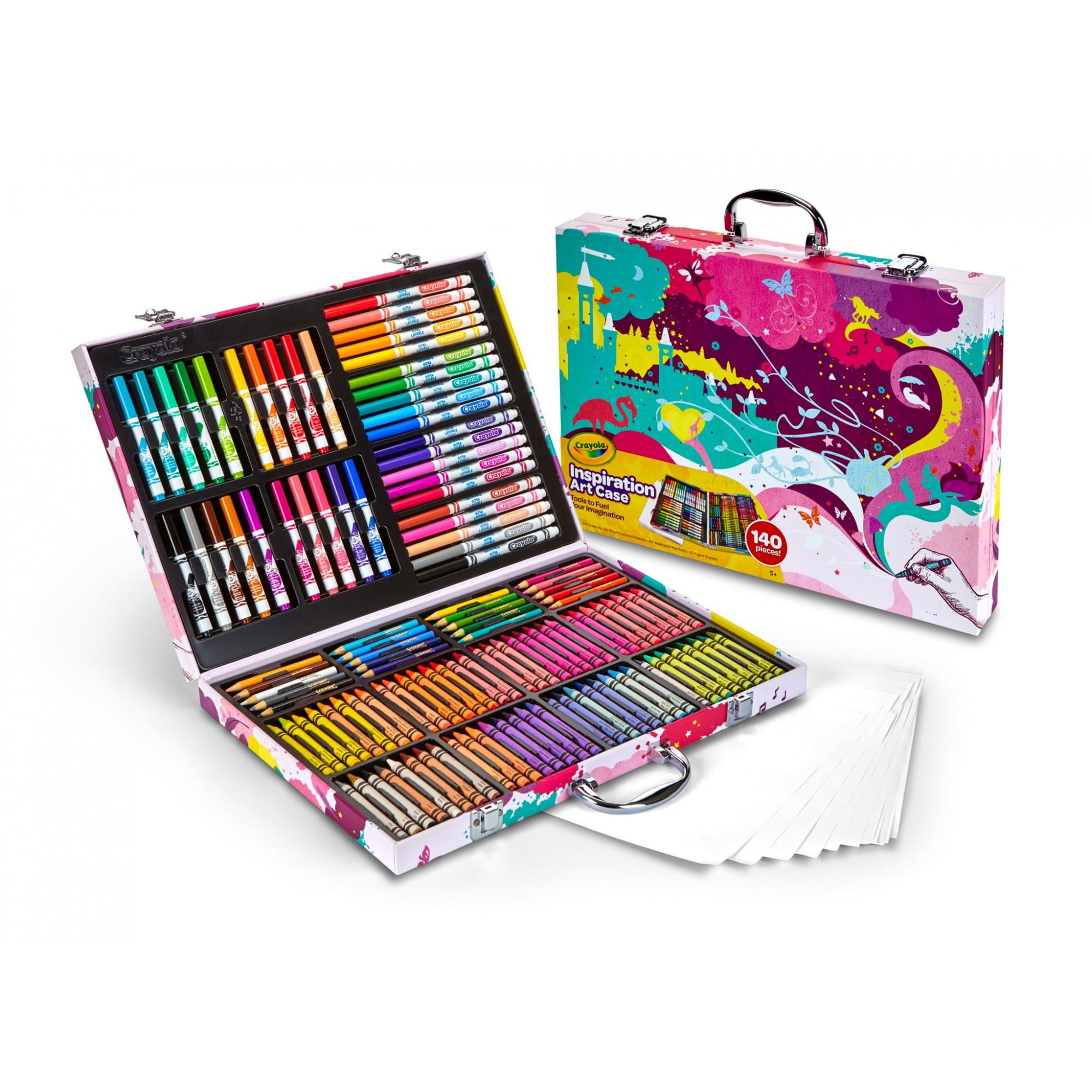 Crayola Inspiration Art Case Pink Exc 140 Pieces Art Supply Set detail photo 2