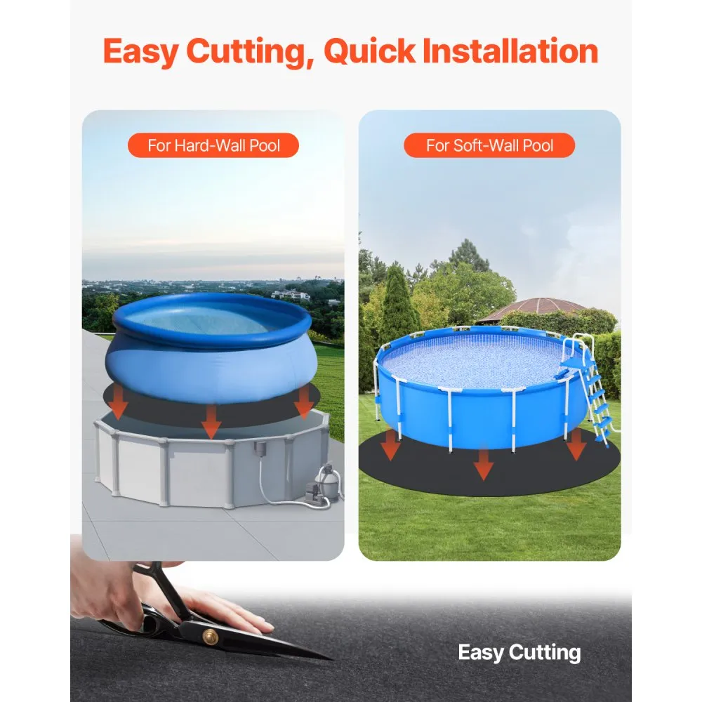02930 VEVOR Pool Liner Pad Above Ground Pool Mat O detail photo 4
