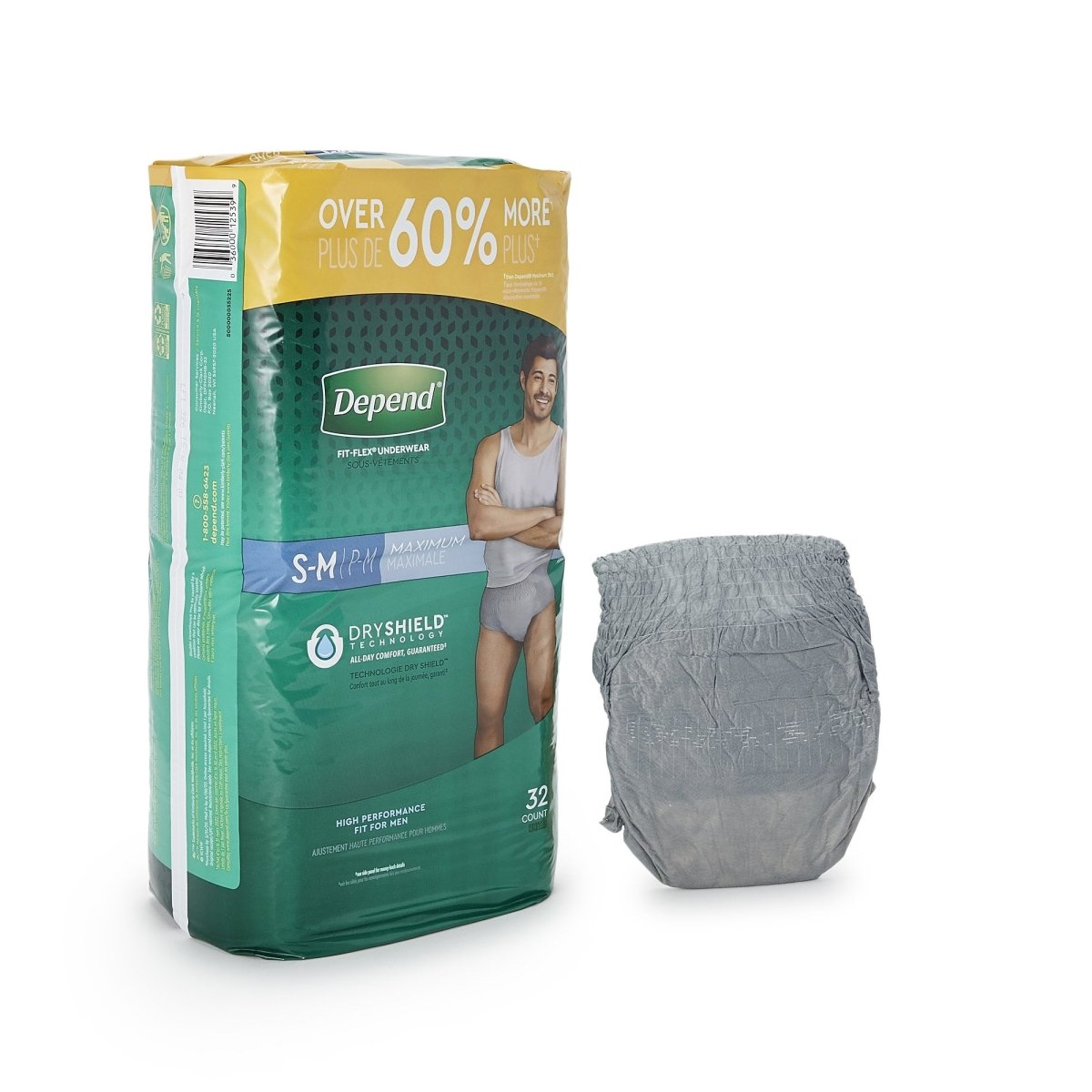 03205 Depend Fit-Flex Incontinence Underwear for M detail photo 5