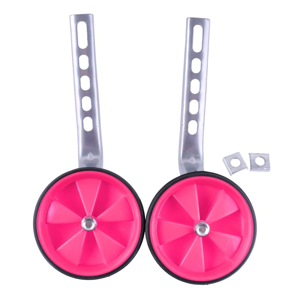 03421 Pink Bicycle Training Wheels and Pedals — St detail photo 2