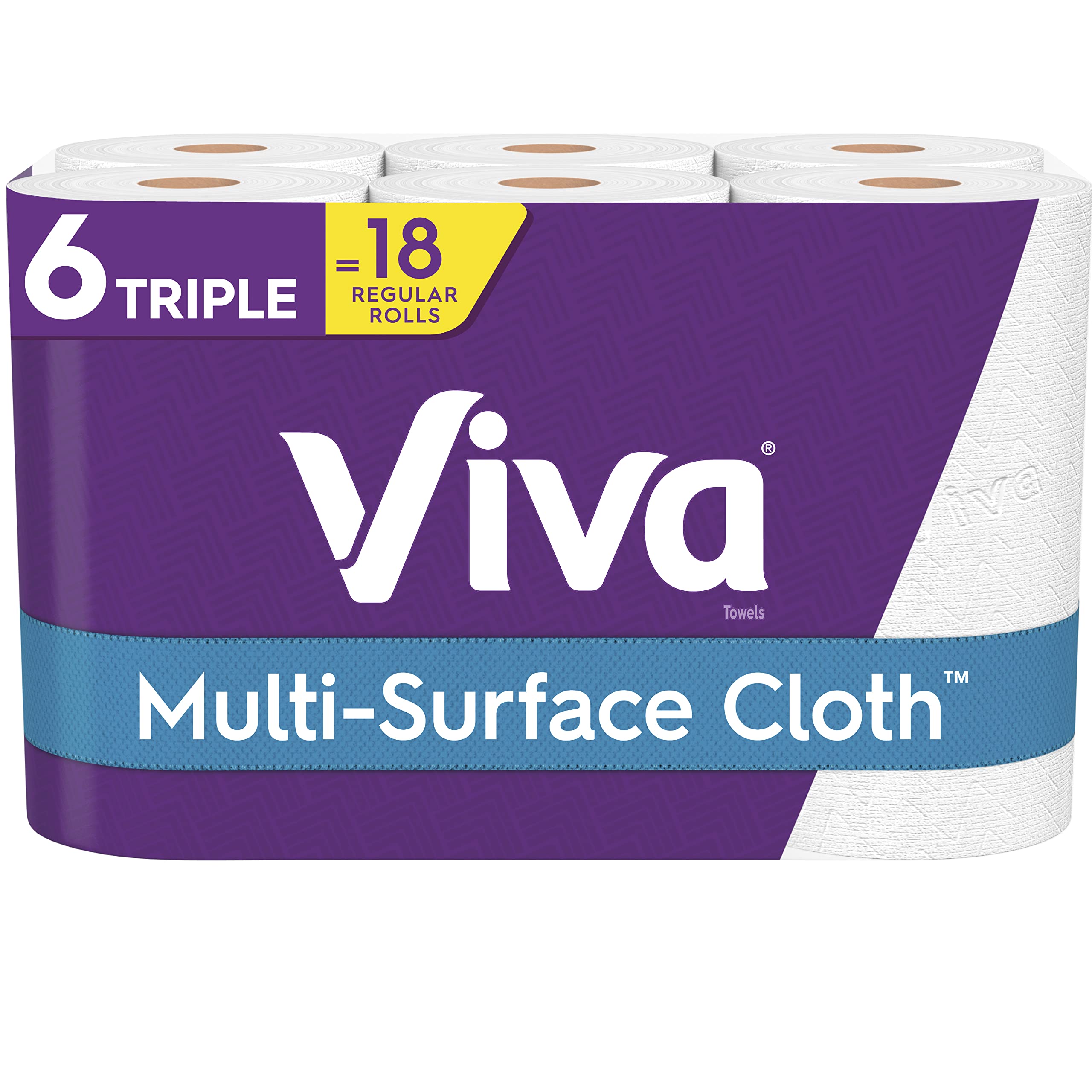 03493 Viva Multi-Surface Cloth Paper Towels Triple detail photo 2