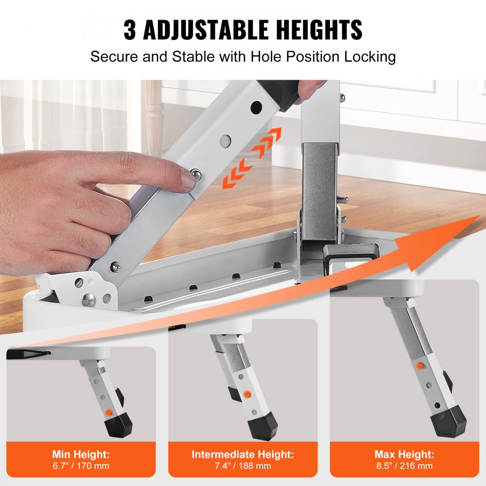 02844 VEVOR Foldable Platform Step Stool Model WK2 detail photo 2