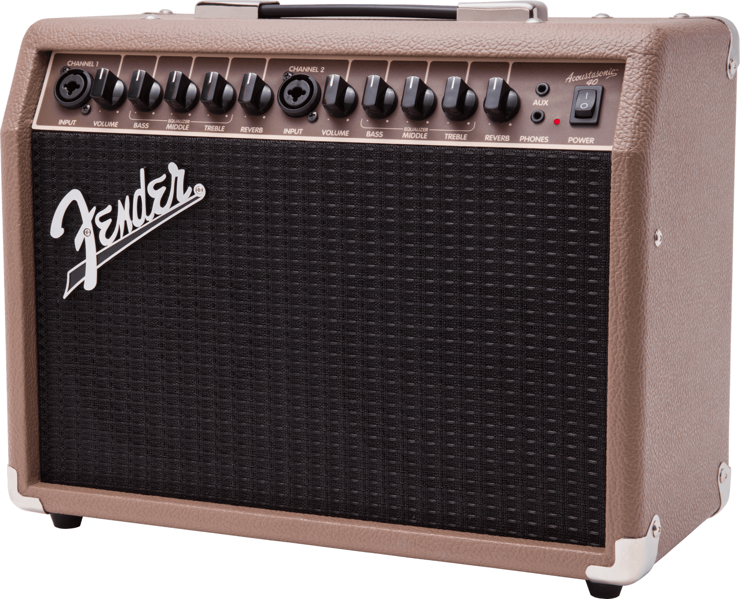 Fender Acoustasonic 40 40-Watt Acoustic Guitar Amplifier Unit, stock photo — view 1