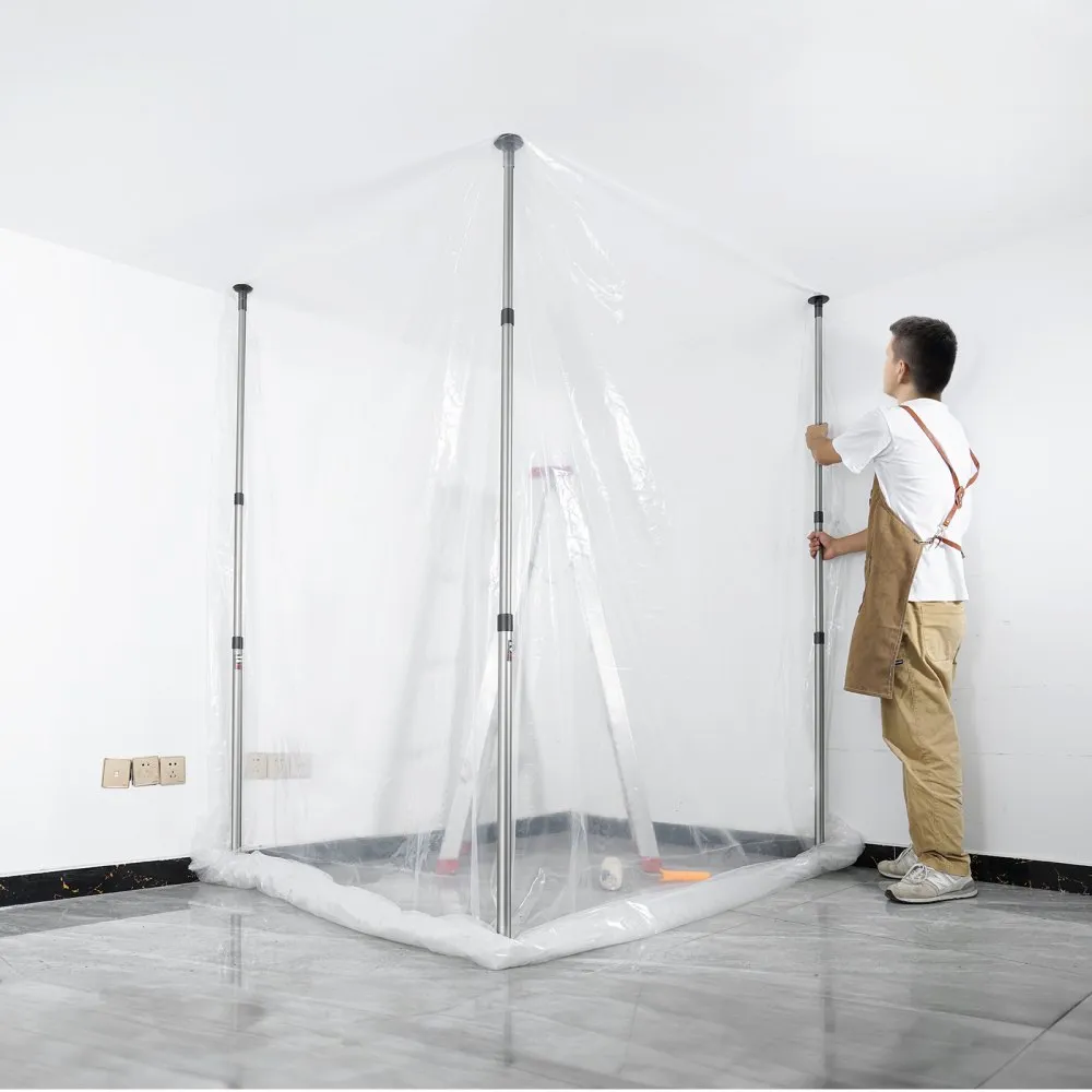 02961 VEVOR Dust Barrier System with Telescoping P detail photo 8