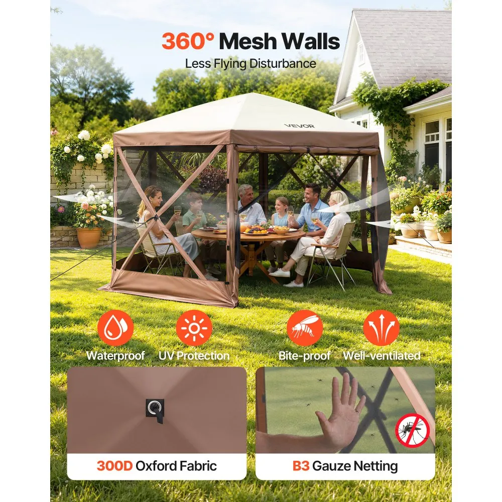 02585 VEVOR Camping Gazebo Screen Tent Models FY-0 detail photo 3