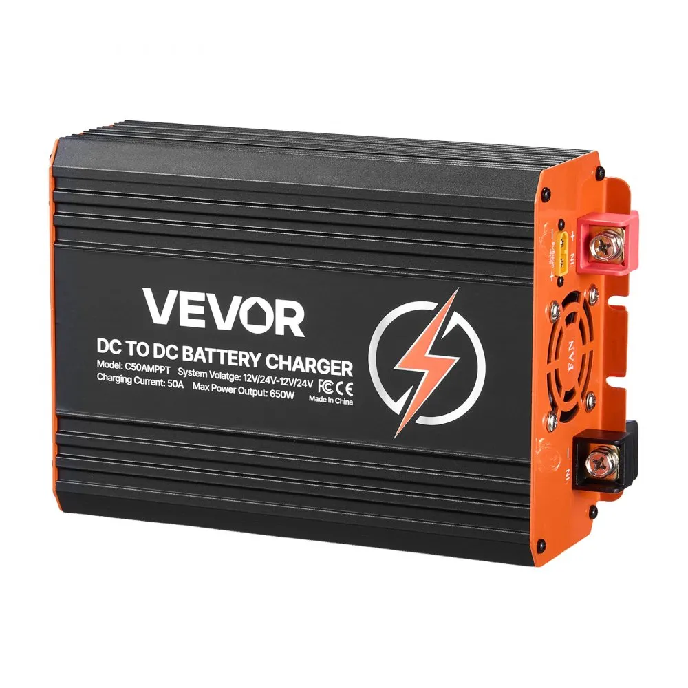 02926 VEVOR DC to DC Battery Charger 12V 24V 50A 6 detail photo 11