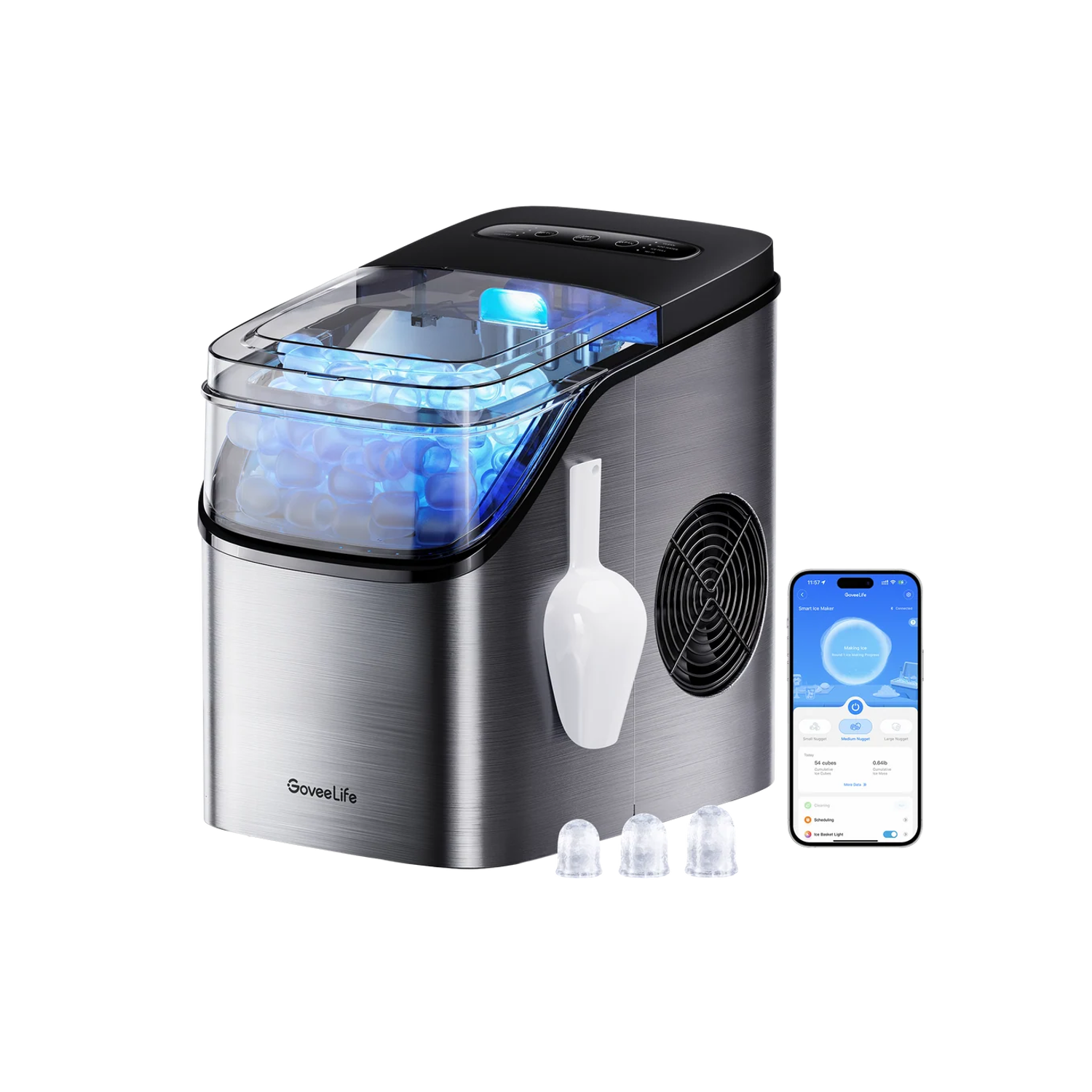 03408 GoveeLife Smart Countertop Ice Maker Kitchen, stock photo — view 1