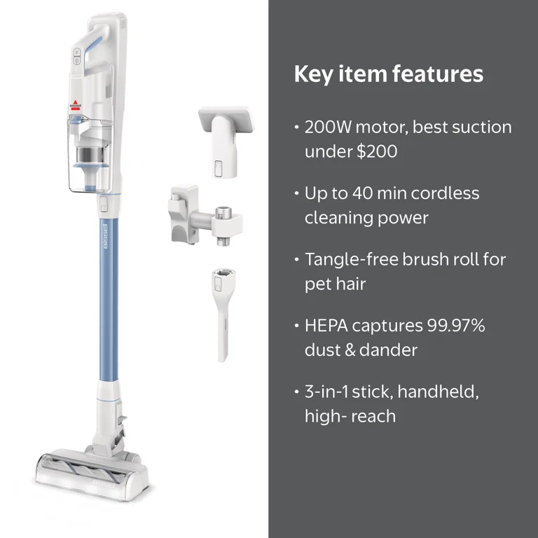 03335 Bissell PowerClean Cordless Vacuum Series 41 detail photo 2
