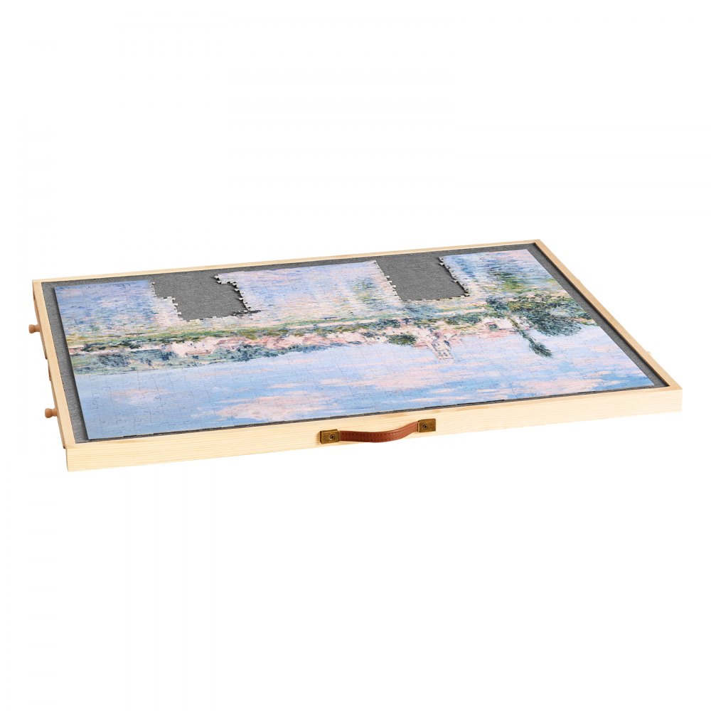 03510 Wooden Jigsaw Puzzle Board with Lazy Susan a detail photo 12