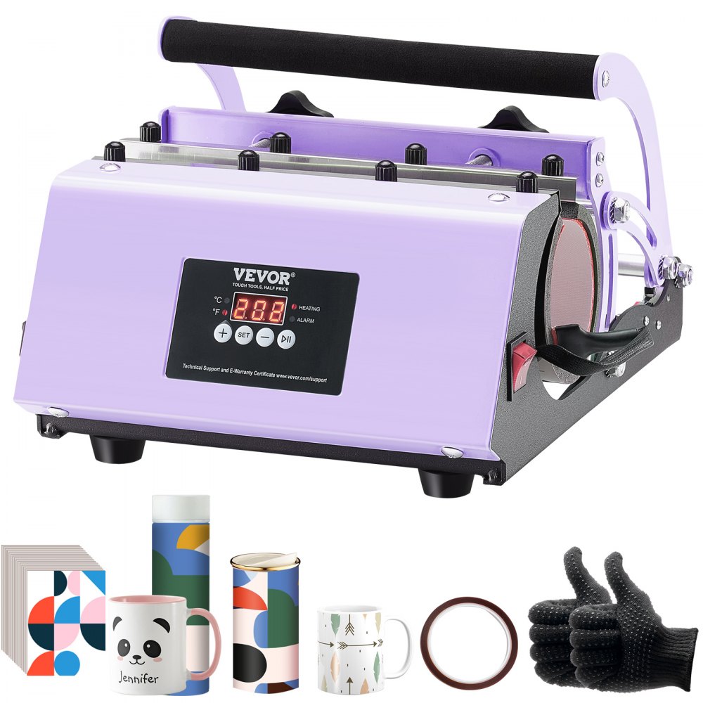 02572 VEVOR WBFCHP30OZ Heat Press Machine For Mugs detail photo 9