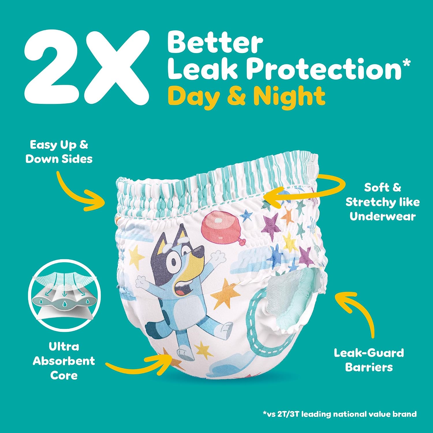 03218 Pampers Easy Ups Training Underwear Size 4T- detail photo 3