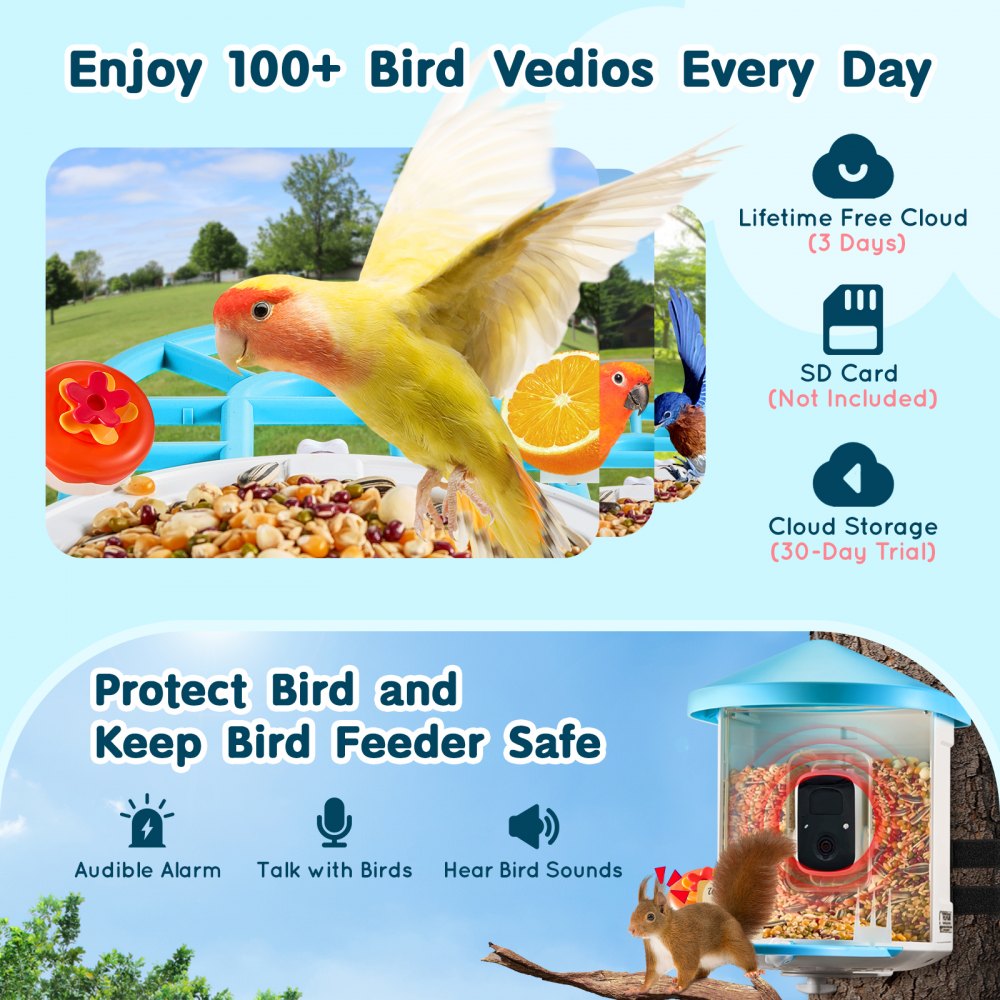 02854 Vitalco Smart Bird Feeder with Camera and So detail photo 3