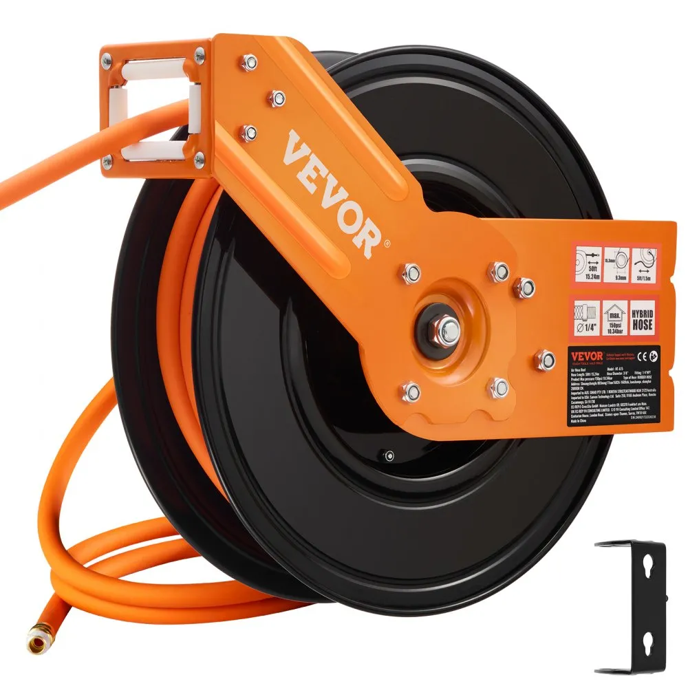 03518 VEVOR Retractable Air Hose Reel 3/8 in x 50 detail photo 10