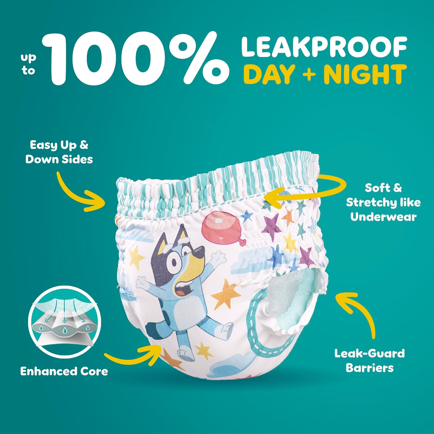 03218 Pampers Easy Ups Training Underwear Size 4T- detail photo 2