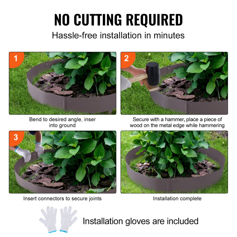 03271 Corten Steel Garden Bed Edging with Spikes L detail photo 5