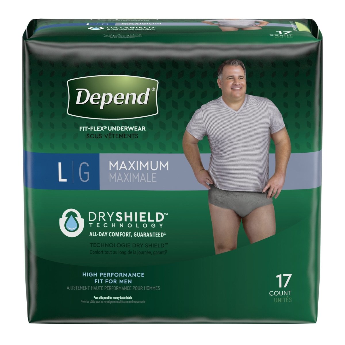 03205 Depend Fit-Flex Incontinence Underwear for M detail photo 3