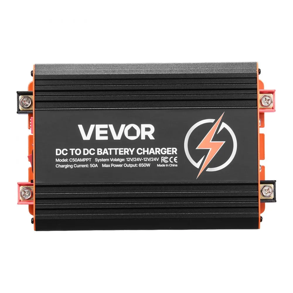 02926 VEVOR DC to DC Battery Charger 12V 24V 50A 6 detail photo 10
