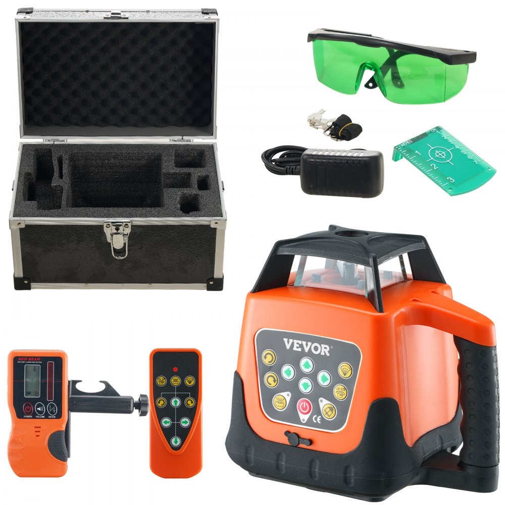 02619 VEVOR Self-Leveling Rotary Laser Kit with Al, stock photo — view 1