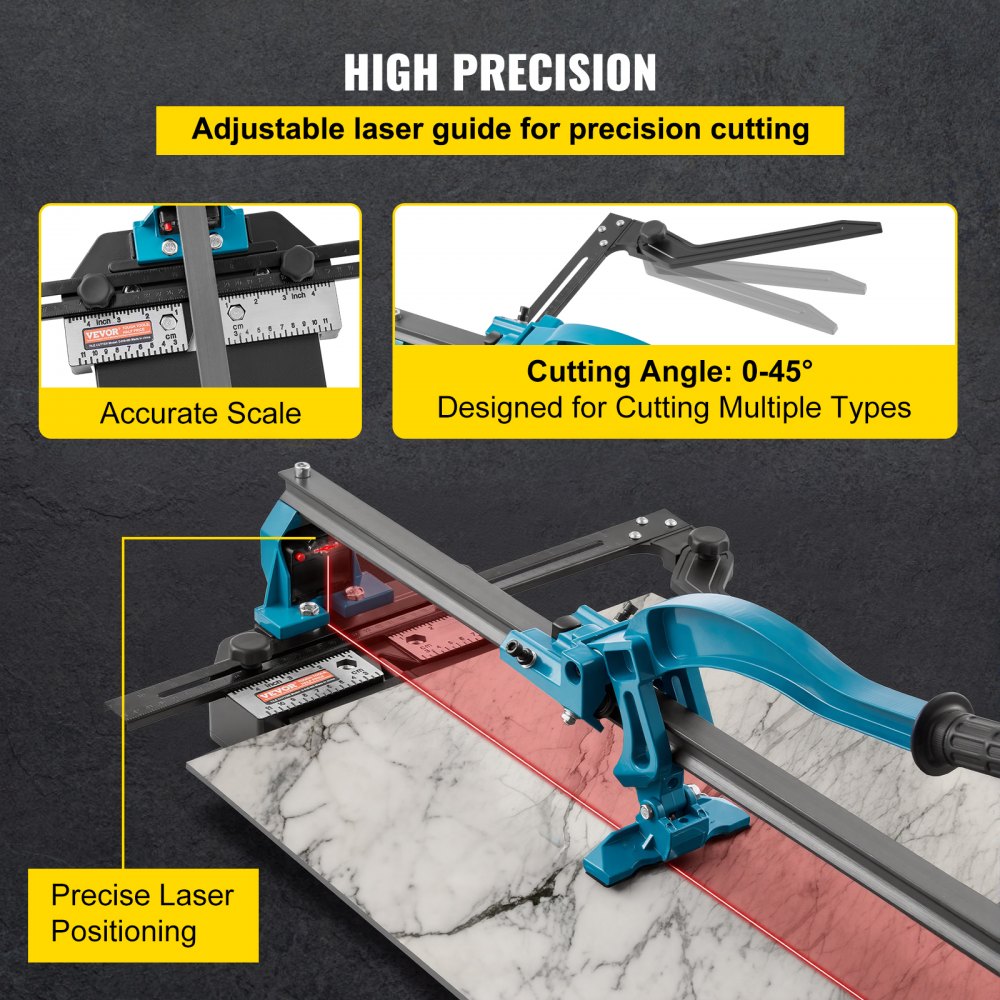 02938 VEVOR Manual Tile Cutter 24 Inch Professiona detail photo 4