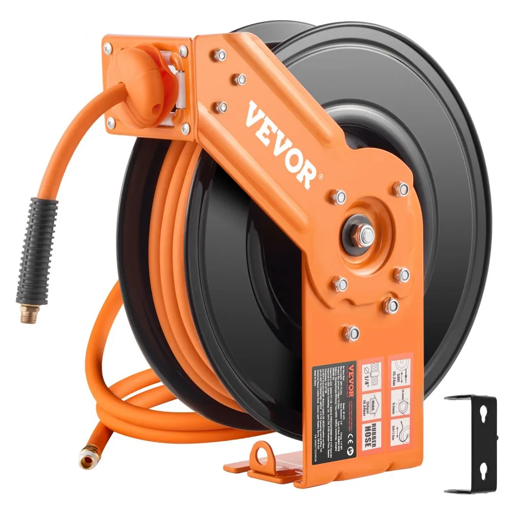 03518 VEVOR Retractable Air Hose Reel 3/8 in x 50 detail photo 9