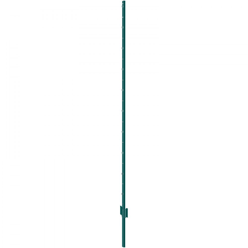 02981 Green Steel U-Channel Garden Fence Posts wit detail photo 10