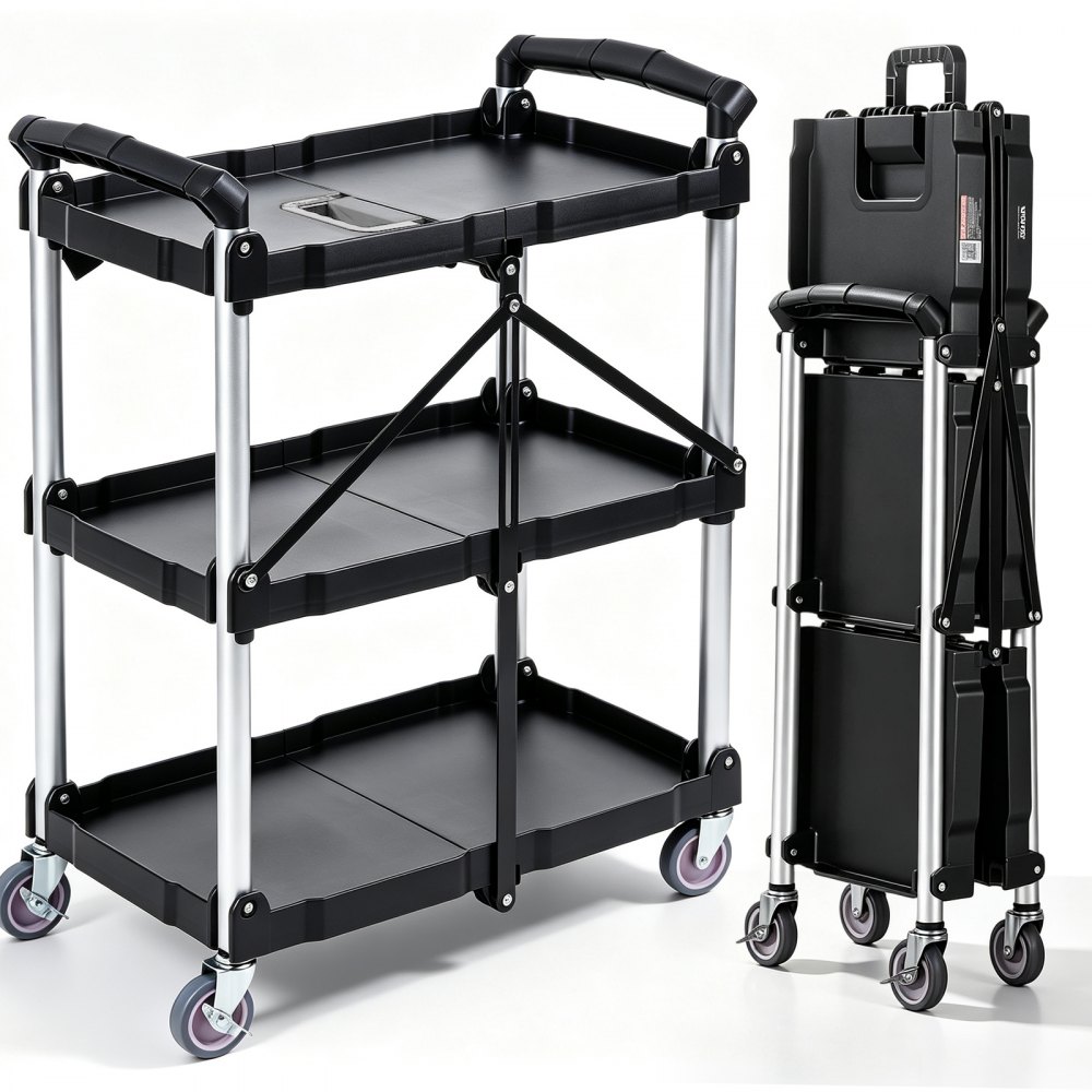 03212 Collapsible Rolling Utility Cart Model IMMHP, stock photo — view 1