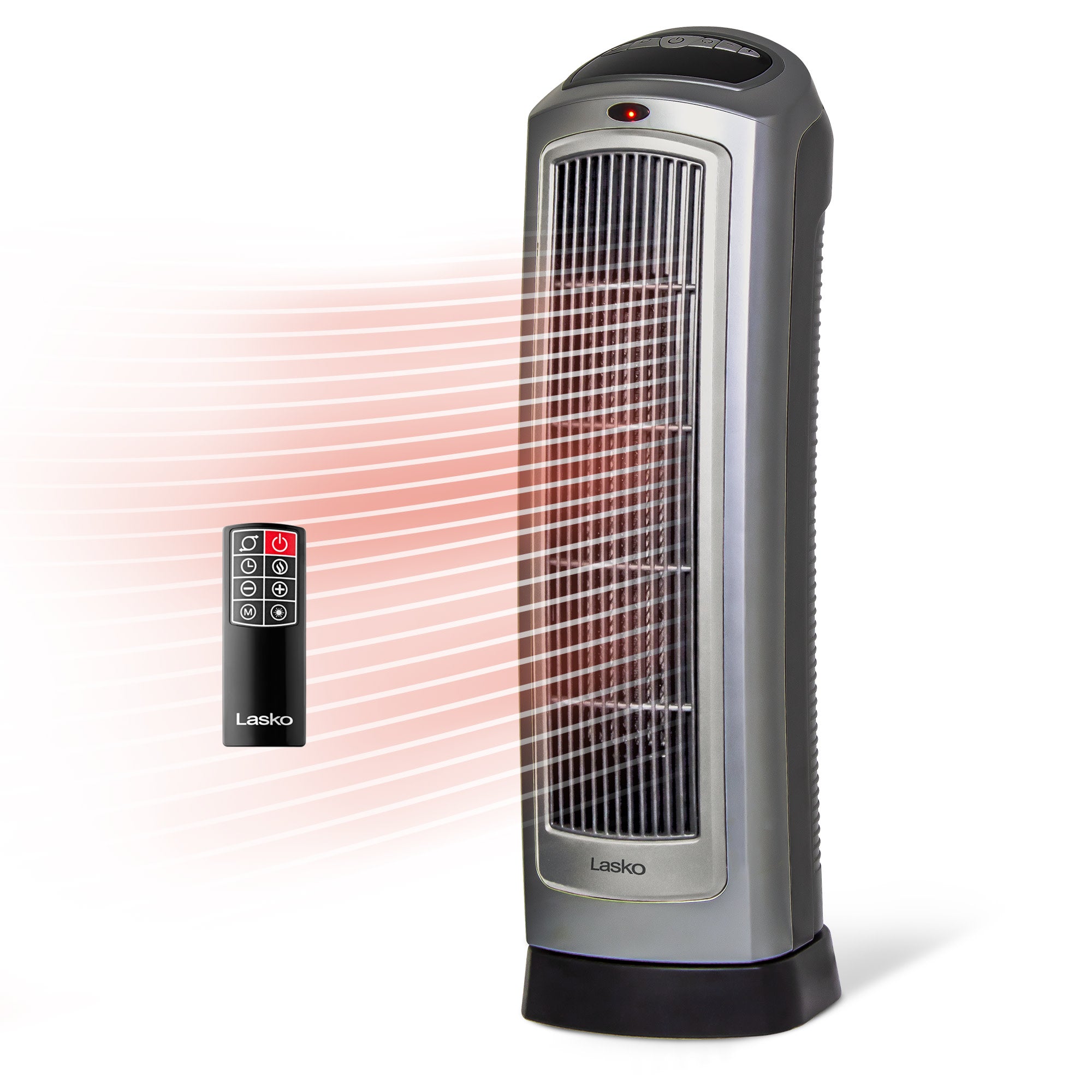 03146 Lasko Ceramic Tower Heater with Digital Disp, stock photo — view 1