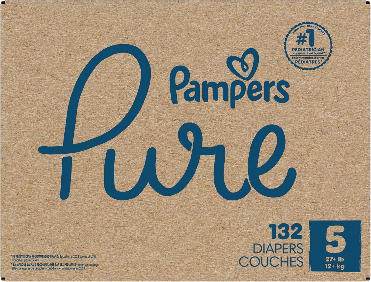 03220 Pampers Pure Protection Baby Diapers Size 5 detail photo 15