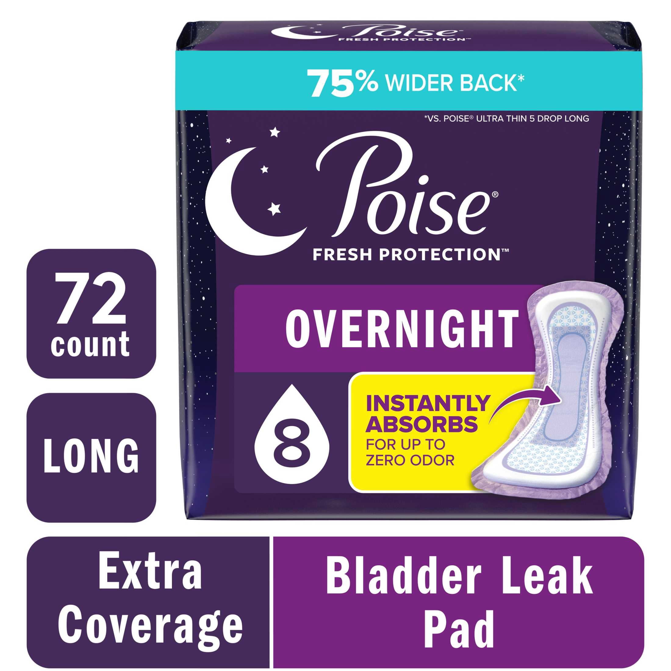 03451 Poise Fresh Protection Overnight Incontinenc, stock photo — view 1
