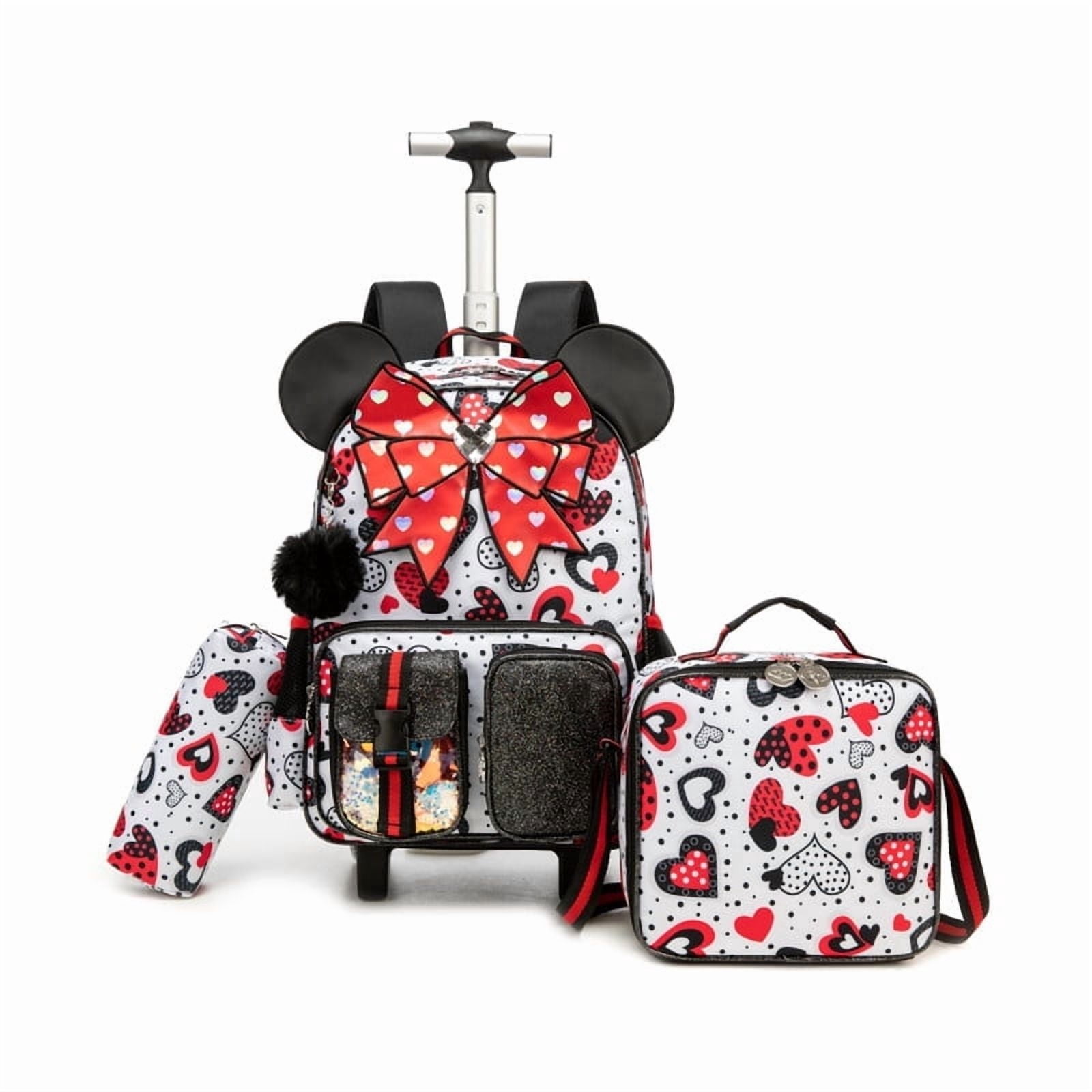 03458 Rolling Backpack With Wheels For Girls Schoo, stock photo — view 1