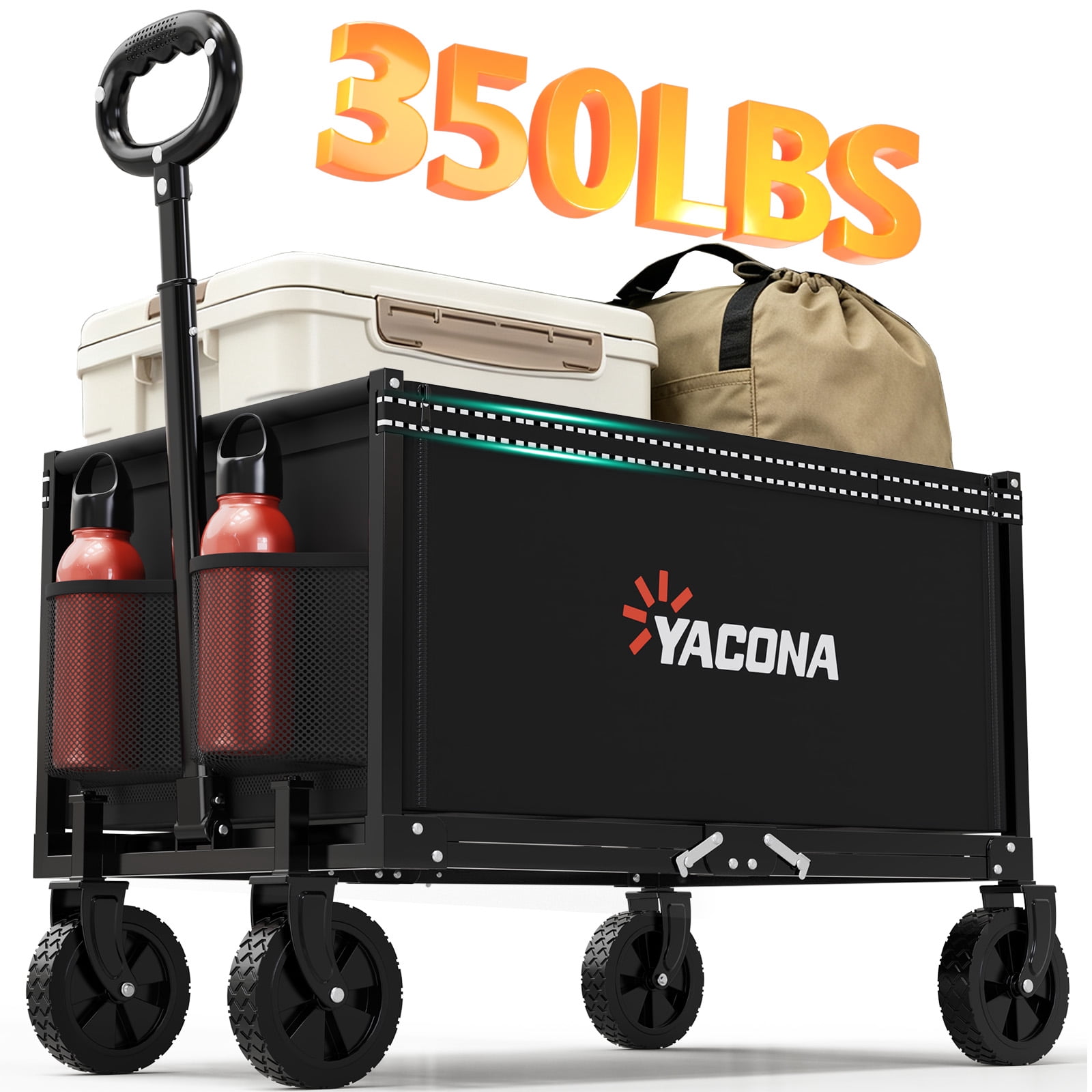 03318 YACONA Collapsible Wagon Cart Folding Utilit, stock photo — view 1