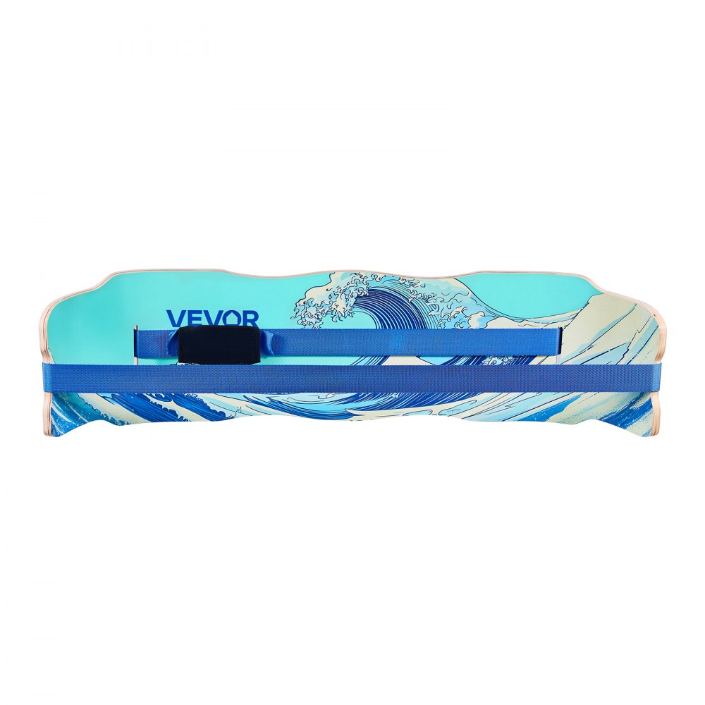 01179 VEVOR Wooden Wobble Balance Board with Wave detail photo 11