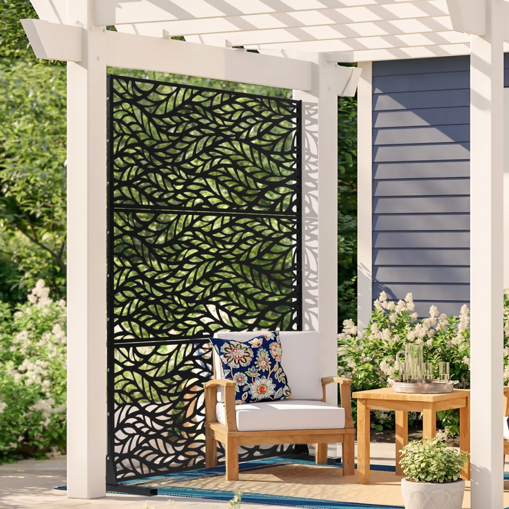 03302 Metal Privacy Screen Fence Panel Outdoor Gar detail photo 8