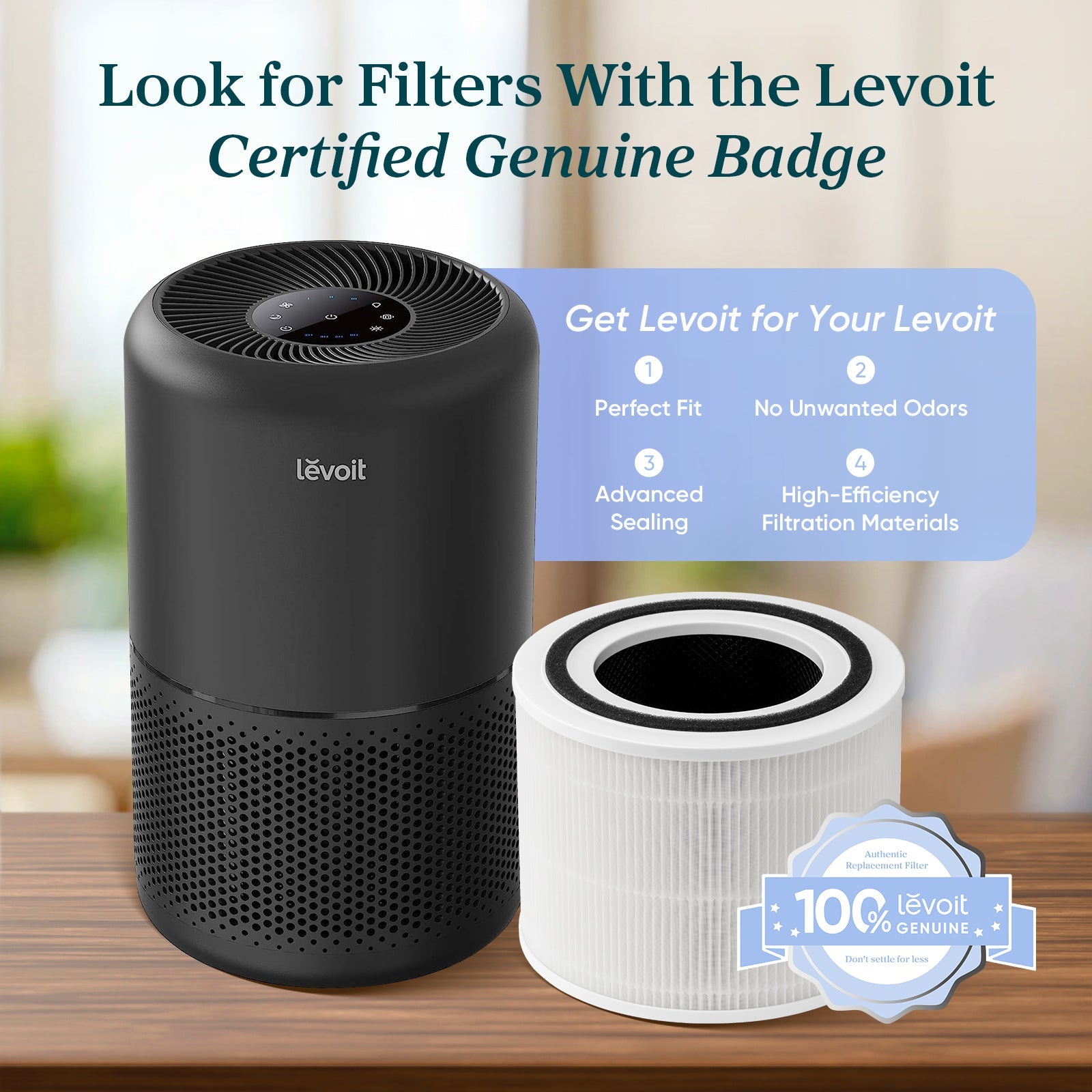 Levoit Core 300-P Air Purifier White Appliance detail photo 7