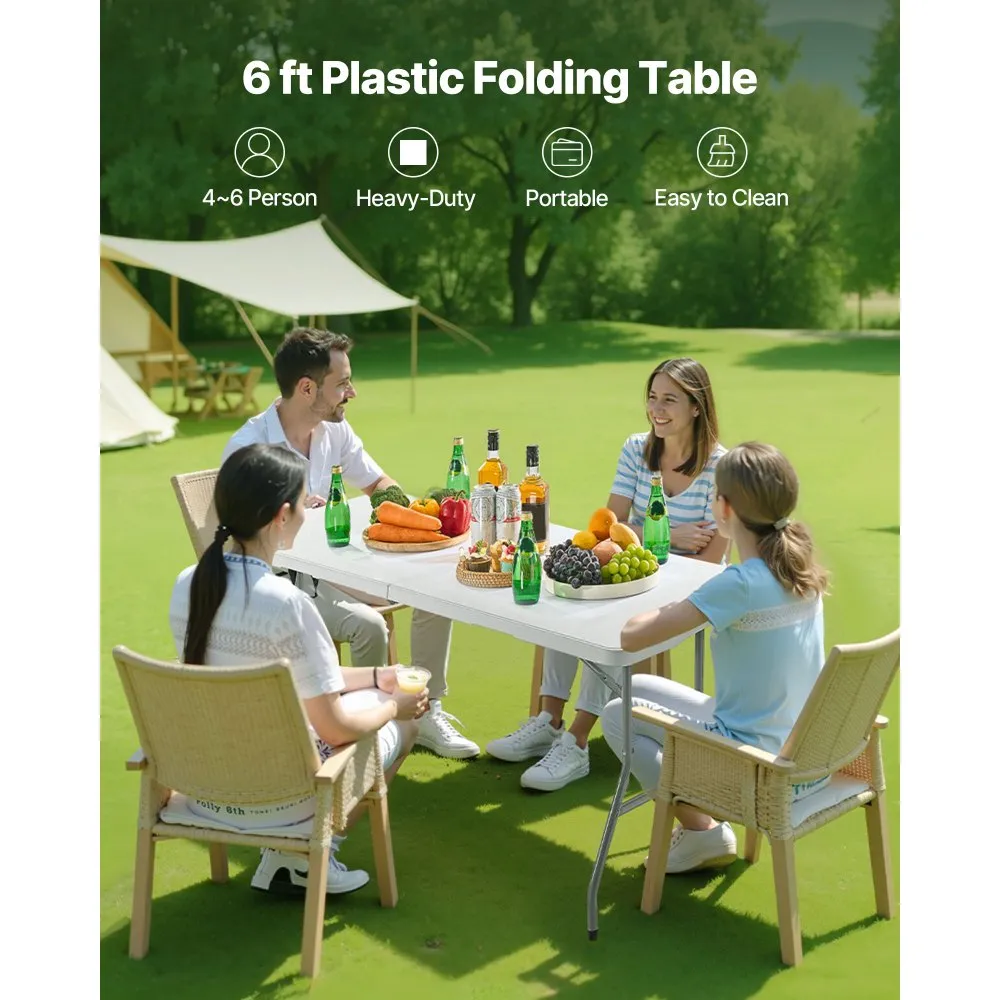 03472 VEVOR YX01-220 Folding Table Portable Utilit detail photo 2