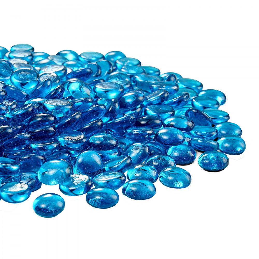 02924 VEVOR 10 lbs Blue Reflective Fire Glass Pit detail photo 10