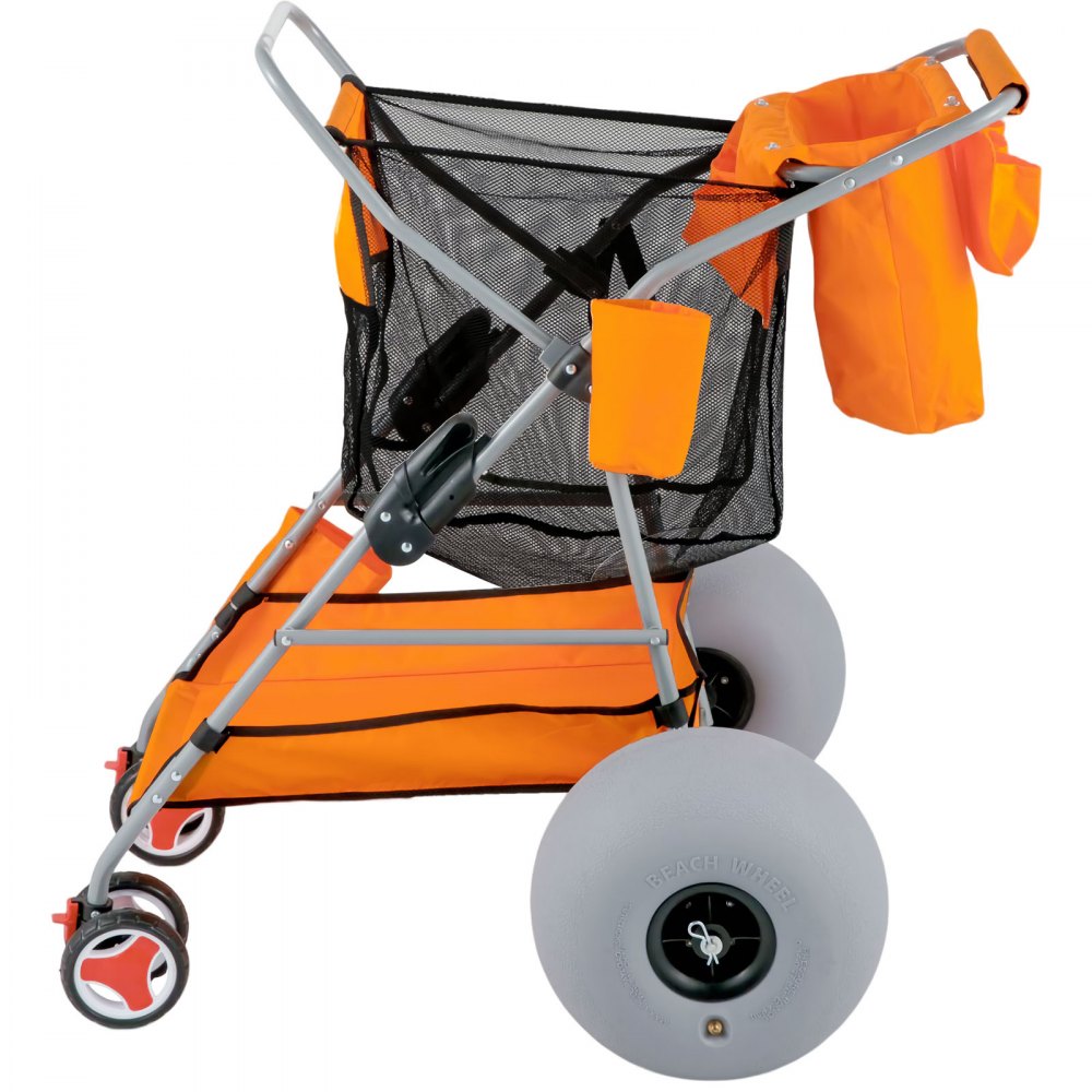 02561 VEVOR Orange Beach Cart with 12-Inch Balloon detail photo 10